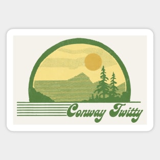 Conway Twitty / Retro Style Country Fan Design Magnet